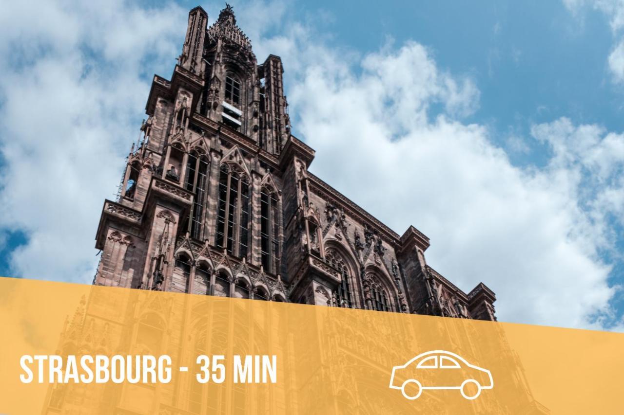 Chez Roger - Bungalow Climatise Avec Tv - 2 Chambres 4 Personnes Boofzheim Eksteriør billede